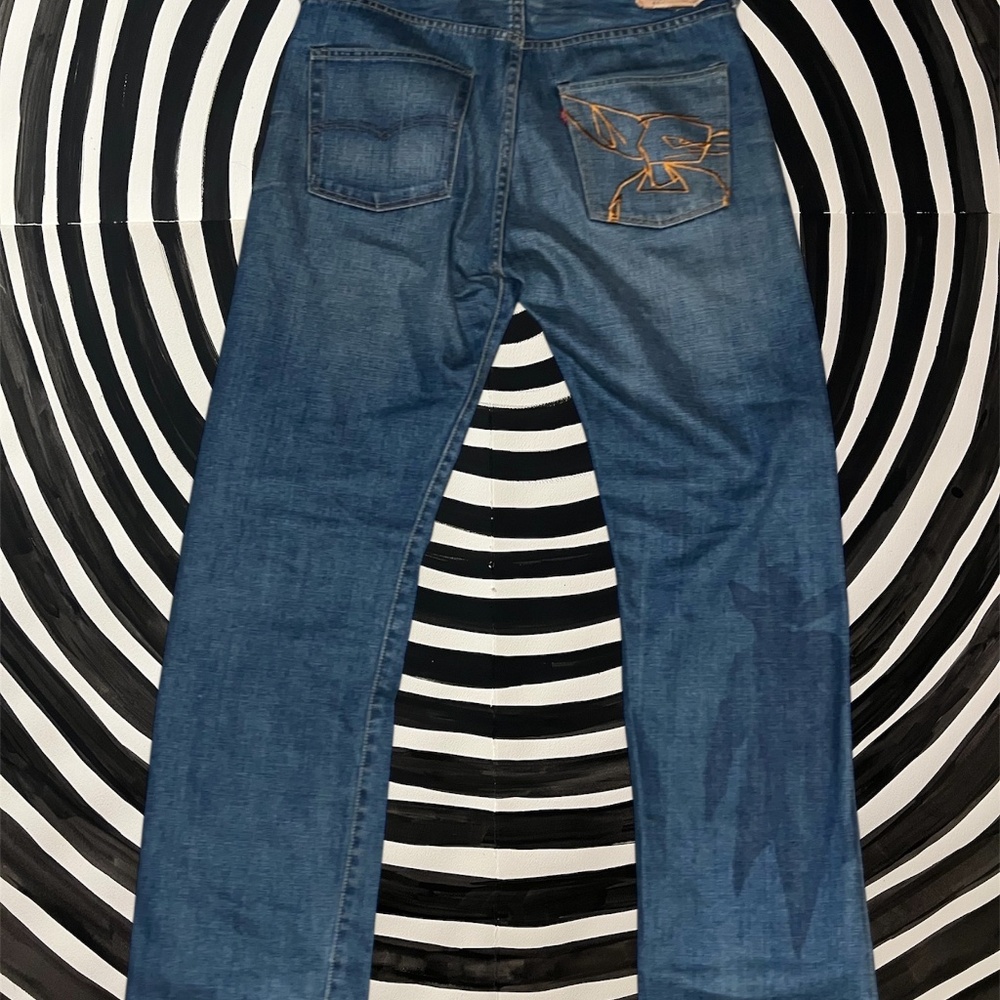 Levi x Futura Laboratories 39meg denim jacket and pant set 2005 - Picture 3 of 16